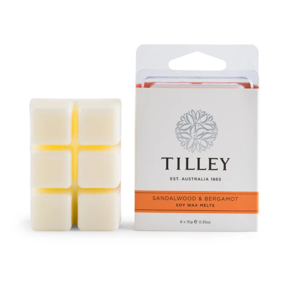 Tilley Sandalwood & Bergamot Square Soy Wax Melts 60g